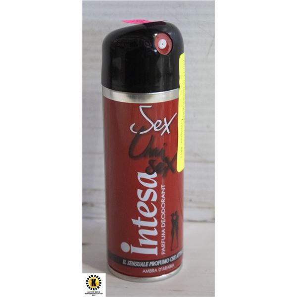 NEW 125ML SEX UNISEX INTESA PARFUM DEODORANT