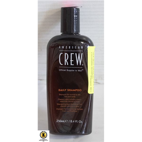 NEW MENS AMERICAN CREW DAILY CLEANSING SHAMPOO
