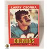 Image 1 : 1974 TOPPS LARRY CSONKA WONDER BREAD CARD NUMBER