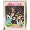 Image 1 : 1975-76 O-PEE-CHEE PHIL ESPOSITO CARD NUMBER 200