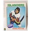 Image 1 : 1975-76 O-PEE-CHEE DENIS POTVIN CARD NUMBER 275