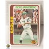 Image 1 : 1978 TOPPS RON JAWORSKI CARD NUMBER 449