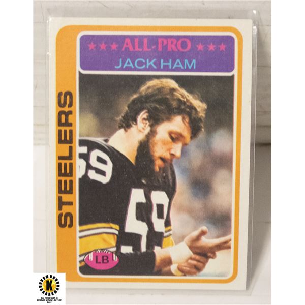 1978 TOPPS JACK HAM CARD NUMBER 450