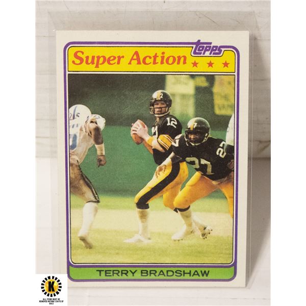 1981 TOPPS TERRY BRADSHAW CARD NUMBER 88