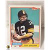 Image 1 : 1981 TOPPS TERRY BRADSHAW CARD NUMBER 375