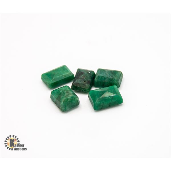 #107- GREEN EMERALD GEMSTONES  43.00CT