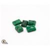 Image 1 : #107- GREEN EMERALD GEMSTONES  43.00CT
