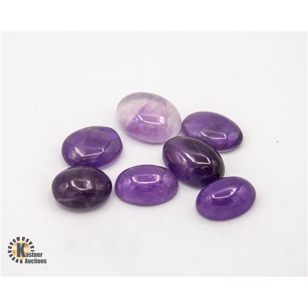 #135-NATURAL PURPLE AMETHYST GEMSTONES  48.70 CT