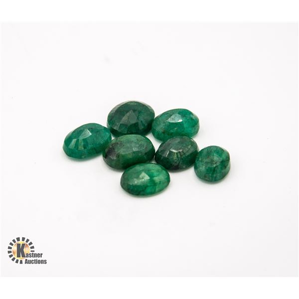 #103- GREEN EMERALD GEMSTONES  40.75CT