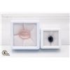 Image 1 : #160-HEATED SAPPHIRE 3.25CT,ROSE QZ 10.65CTGEMSTON