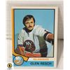 Image 1 : 1974-75 O-PEE-CHEE GLEN 'CHICO' RESCH ROOKIE CARD