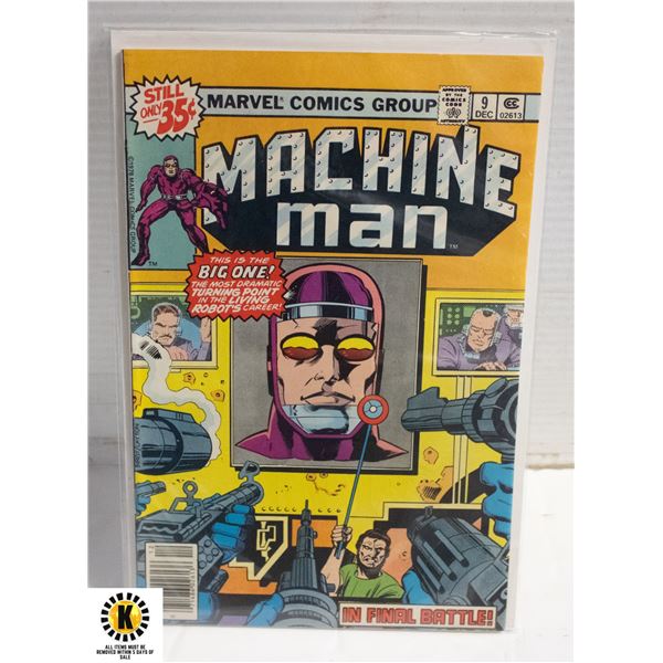 1 COMIC BOOK # 9 DEC MACHINE MAN