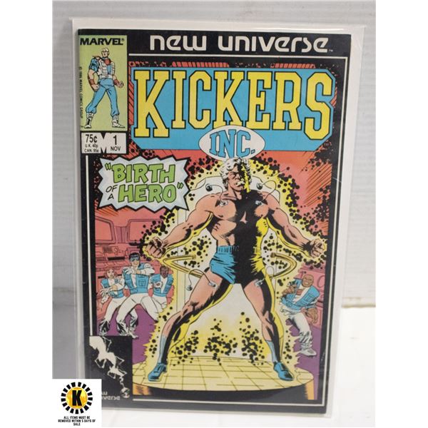 1 COMIC BOOK # 1 NOV KICKERS INC