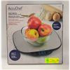 Image 1 : 15KG ACCUCHEF HIGH CAPACITY DIGITAL KITCHEN SCALE