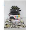 Image 2 : NEW TRUDEAU 16 GLASS BOTTLE SPICE SET W/ RACK