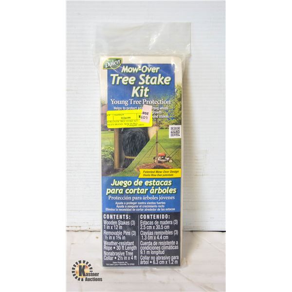 MOW-OVER TREE STAKE KIT- DALEN BRAND- NEW IN PKG