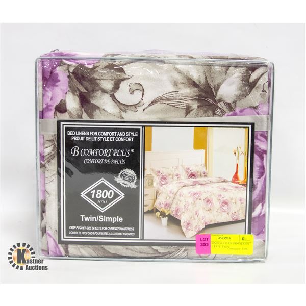 NEW B COMFORT PLUS 1800 SERIES WRINKLE FREE TWIN