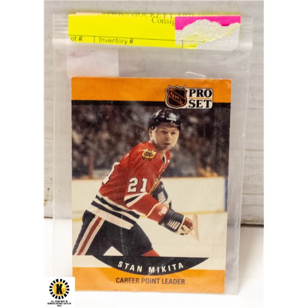 STAN MAKITA CHICAGO BLACKHAWKS HOCKEY CARD 1990