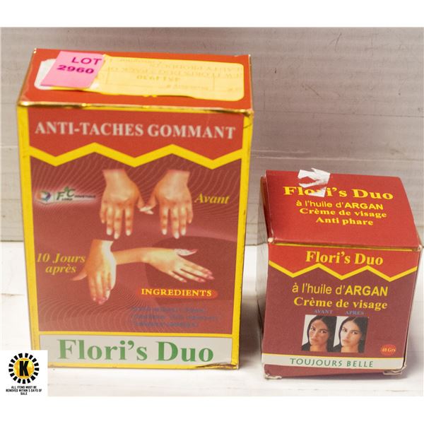 NEW FLORI'S DUO 2 PACK OF BEAUTY PRODUCTS
