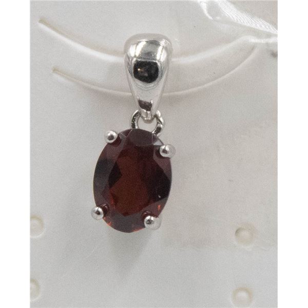#124-RED GARNET PENDANT
