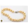 Image 1 : #52-SEA SHELL PEARL BRACELET 7.5"