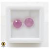 Image 1 : #167-HEATED RUBY GEMSTONE ONE PAIR  3.75 CT
