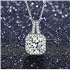 Image 4 : 2 CT GRA CERTIFIED MOISSANITE 925 SILVER NECKLACE