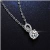 Image 2 : 1 CT GRA CERTIFIED MOISSANITE 925 SILVER NECKLACE