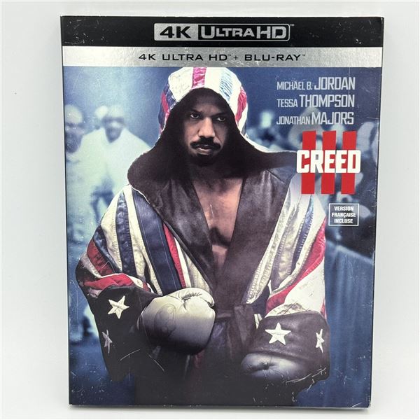 NEW 4K ULTRA HD + BLU-RAY, CREED III