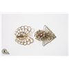 Image 1 : PAIR OF VINTAGE BROOCHES