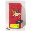 Image 1 : NEW ESPE VEGAN LEATHER CAT WALLET - RED