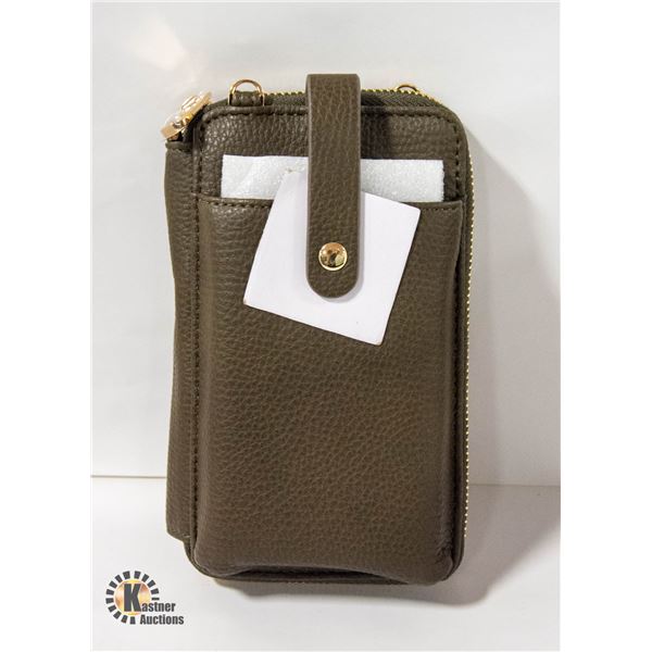 NEW ESPE SMARTPHONE POUCH AND WALLET BROWN