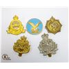 Image 1 : LOT OF VARIOUS OLD CANADA ETC. MILITARY CAP