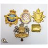 Image 1 : LOT OF VARIOUS OLD CANADA ETC. MILITARY CAP