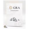 Image 3 : #379-1.00 CT GRA CERTIFIED ROUND BRILLIANT CUT