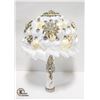 Image 1 : HANDMADE SILK BOUQUET WITH SILVER PLATED ACCENTS