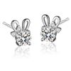 Image 1 : 2 CT GRA CERTIFIED MOISSANITE 925 SILVER EARRINGS