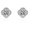 Image 1 : 1 CT GRA CERTIFIED MOISSANITE 925 SILVER EARRINGS
