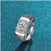 Image 3 : 2 CT GRA CERTIFIED MENS MOISSANITE 925 SILVER