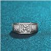 Image 7 : 2 CT GRA CERTIFIED MENS MOISSANITE 925 SILVER "RR"