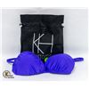 Image 1 : NEW KH CUSTOMS BIKINI TOP - PURPLE - SIZE SMALL