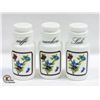 Image 1 : VINTAGE MILK GLASS CANNISTERS MADE IN ITALY