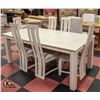Image 1 : KITCHEN TABLE (H-29.25") WITH LEAF AND 6 CHAIRS