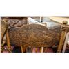 Image 2 : 2 ANTIQUE PRESSED BACK CHAIRS RE-FINISHED,