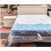 Image 1 : QUEEN BED FRAME SOLD WITH END TABLE