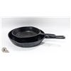 Image 1 : ESTATE CAST IRON FRY PANS TOGETHER-ESTATE