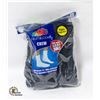 Image 1 : BLACK CREW SOCKS 12-16 SIZE 6-PACK FRUIT OF
