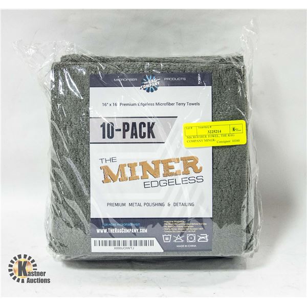 MICROFIBER TOWEL, THE RAG COMPANY MINER-