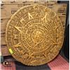 Image 1 : MID-CENTURY ANTIQUITY AZTEC SUN CALENDAR WALL-