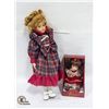Image 1 : 2 PORCELAIN DOLLS